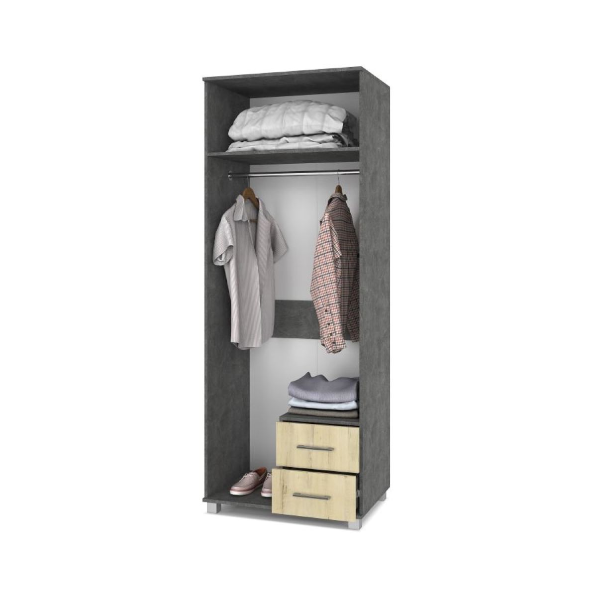 ЕВА Шкаф 2-х дверный Е24 | фото 8