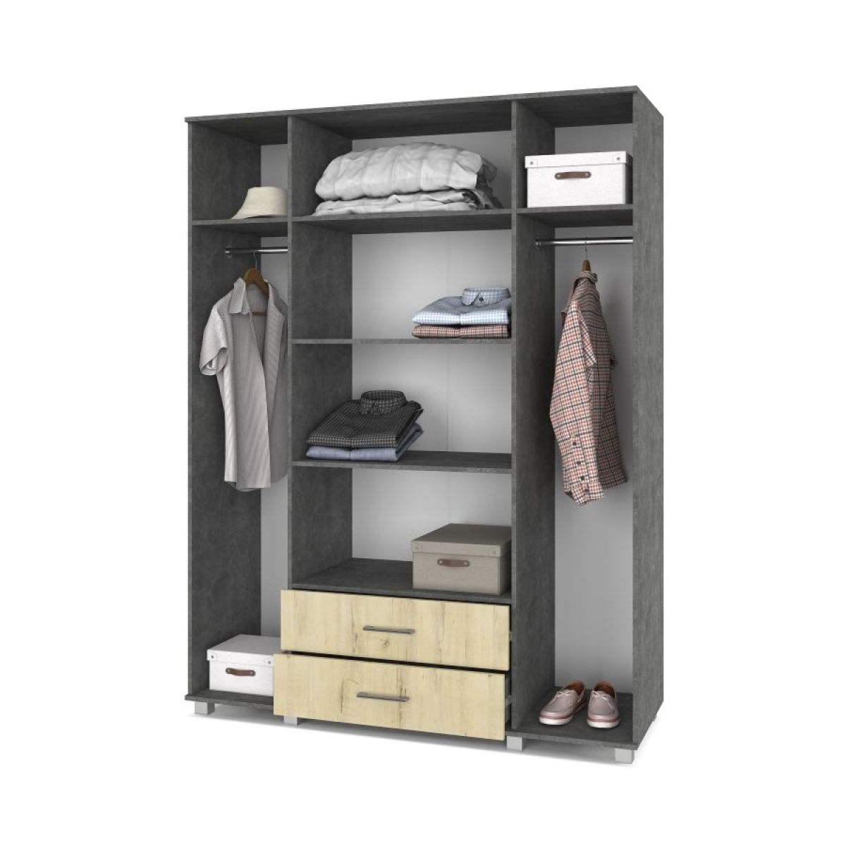 ЕВА Шкаф 4-х дверный Е43 | фото 8