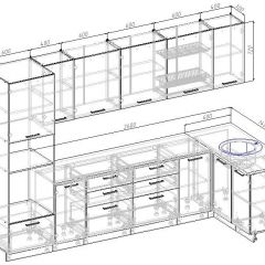 Кухонный гарнитур угловой Руанда 3200х1400 (Стол. 26мм) | фото 2