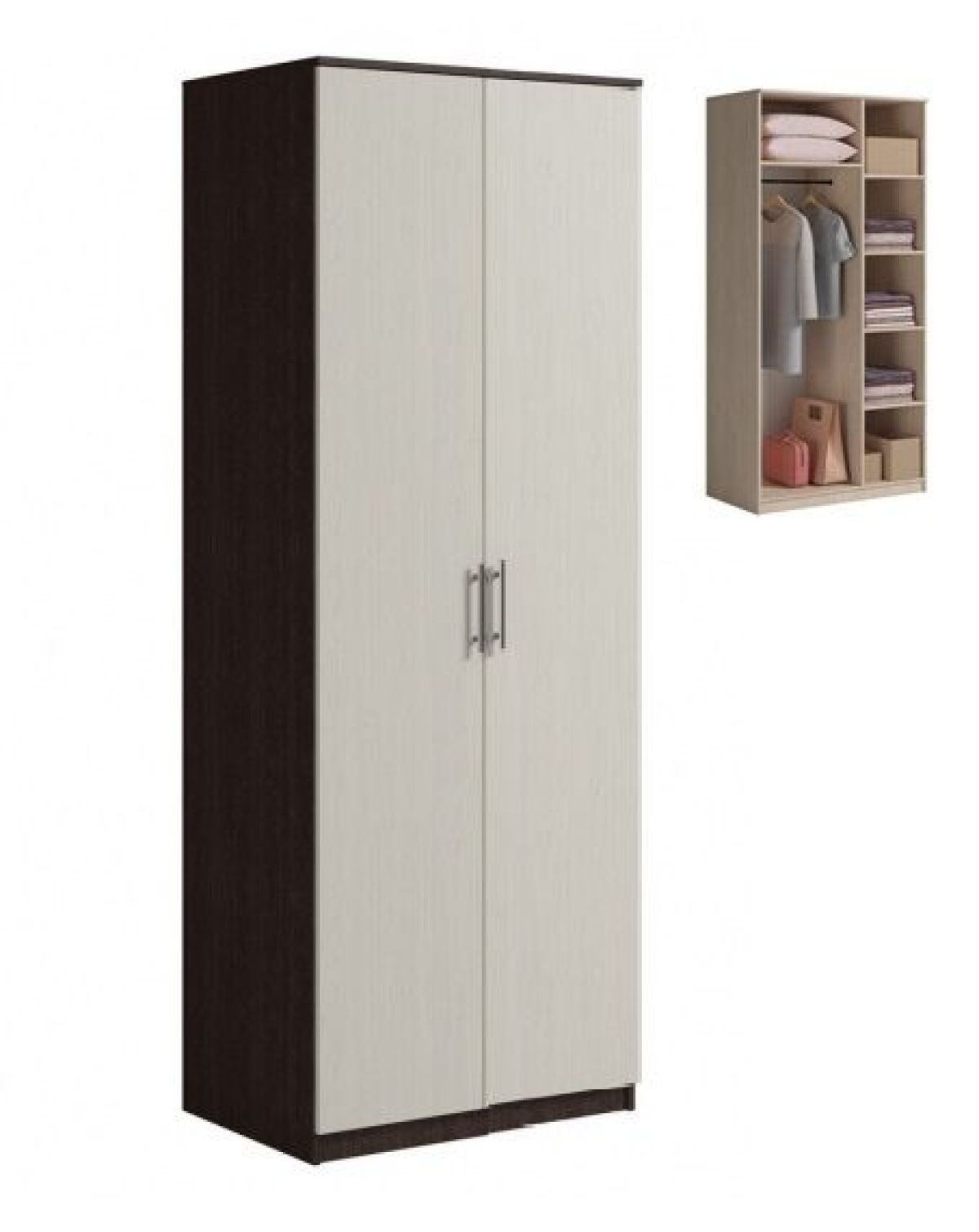 Спальный гарнитур Светлана (Венге/Дуб молочный) | фото 7