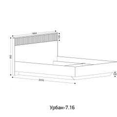 УРБАН - 7.16 Кровать 1600 БЕЗ ОРТОПЕДА | фото 2
