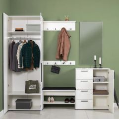 ЭЙР прихожая (модульная) Белый Шагрень | фото 2