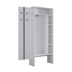 МЕРСИ Прихожая (модульная) белое дерево | фото 7