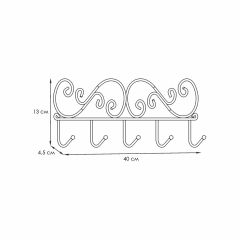 ВН 276 Ч Вешалка настенная "Кружева 5" Черный | фото 2