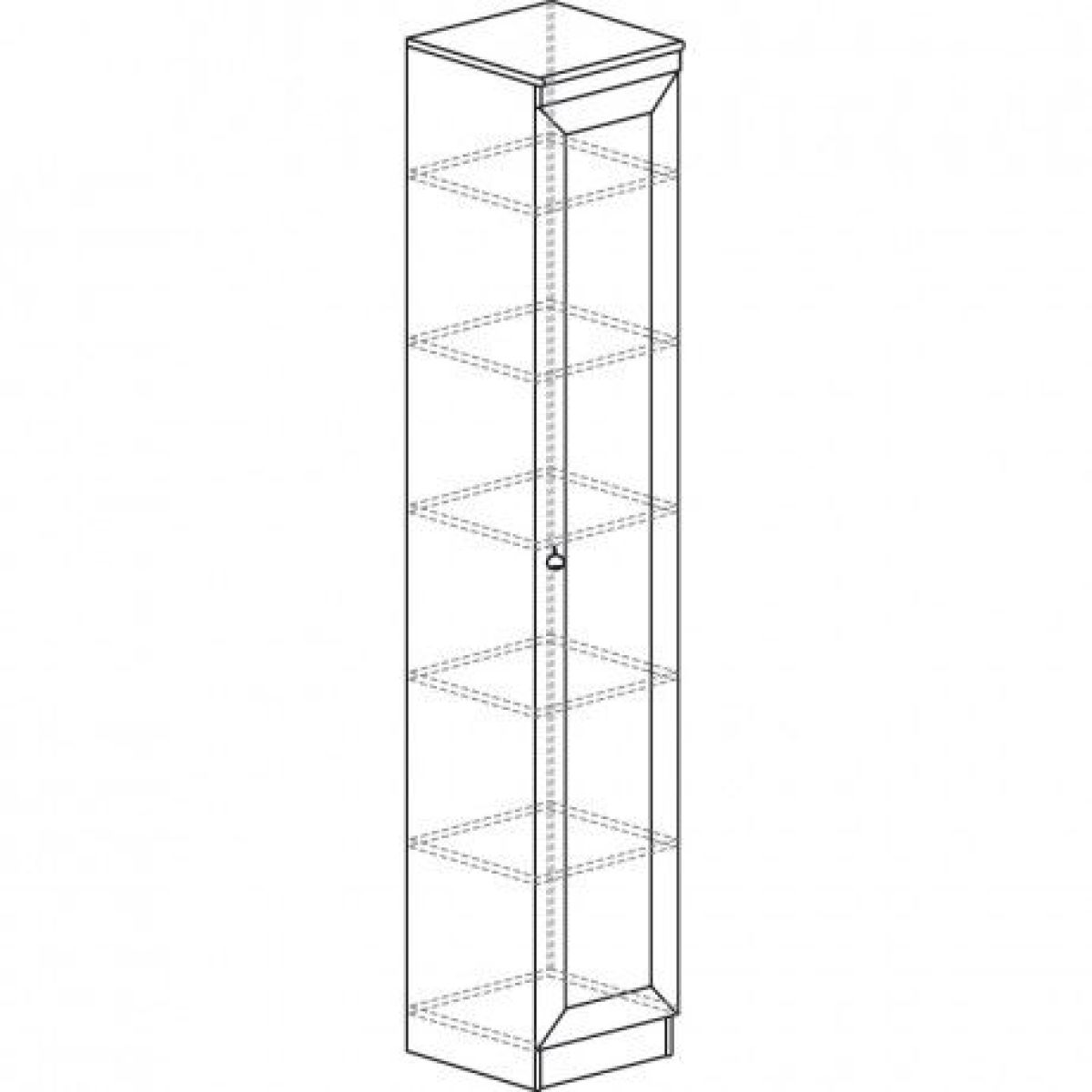 Шкаф для посуды №602 Инна Денвер темный | фото 2