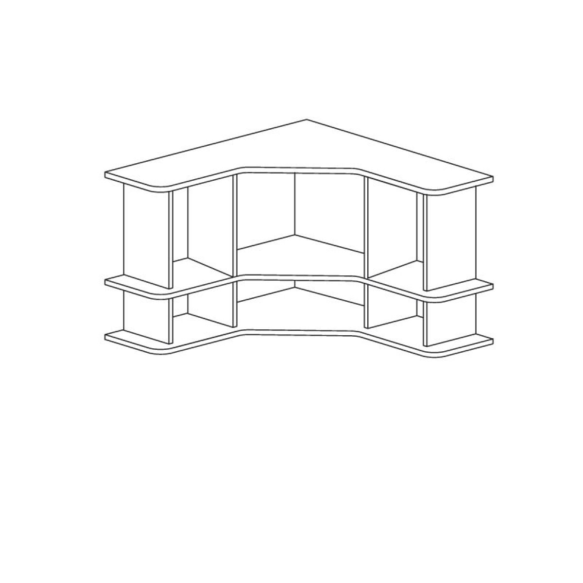 Полка угловая №859 "Ралли" | фото 2