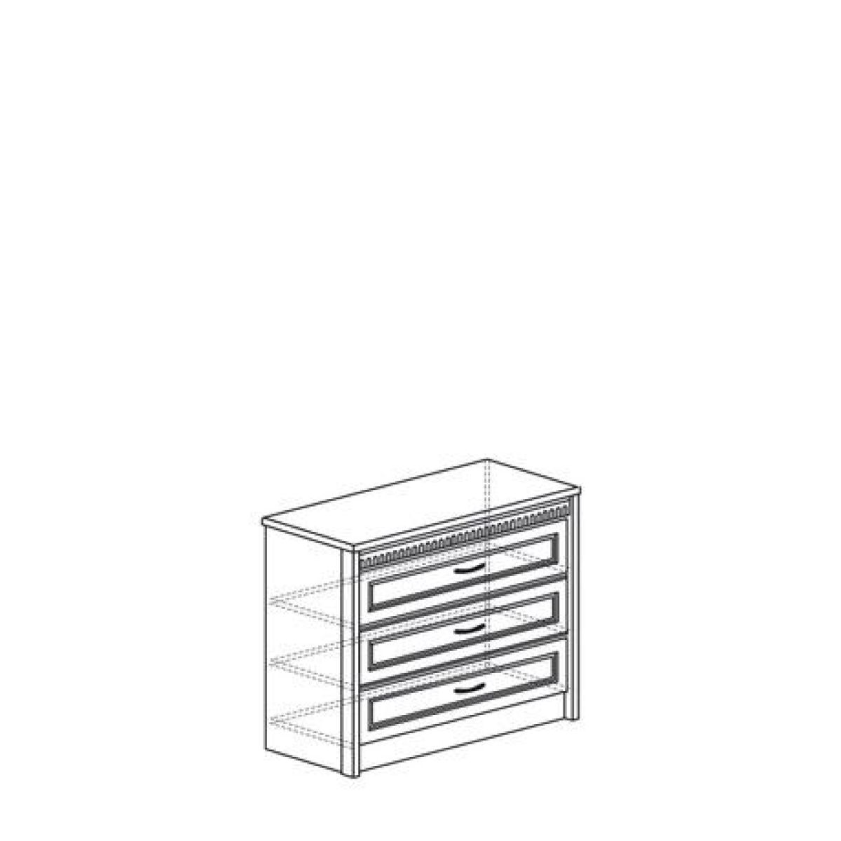 Комод №192 "Лючия" Дуб оксфорд серый | фото 2