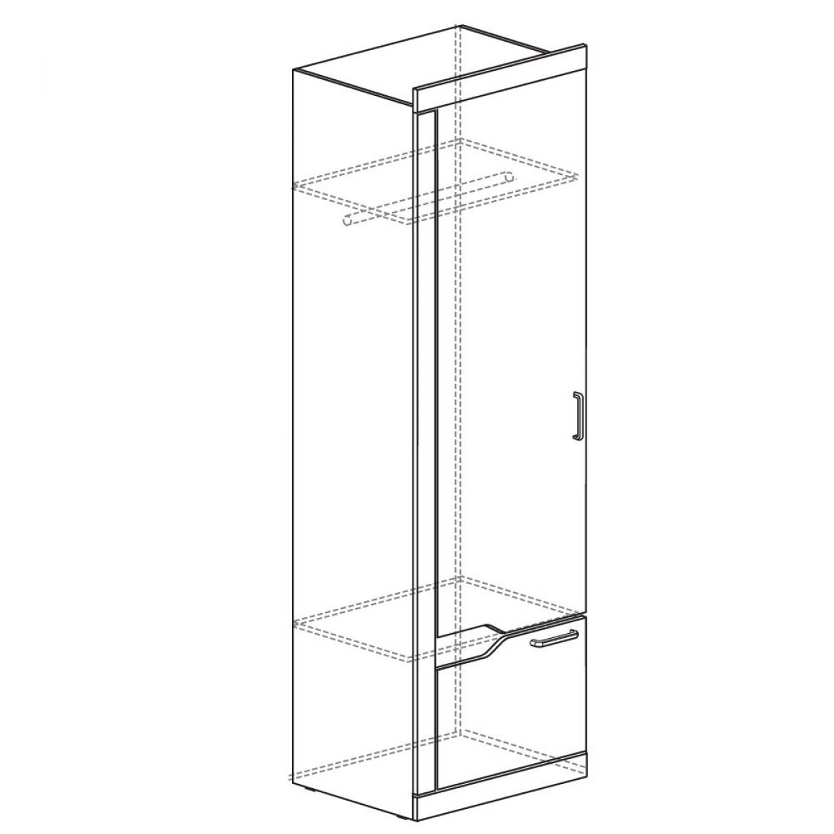 Шкаф пенал № 317 Ронда | фото 2